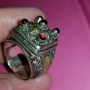 Unique Vintage Poison Ring